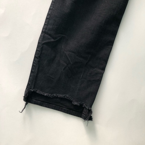 HOLLISTER Black High Rise Slim Straight Classic Stretch Jeans Size 13 /31 - Picture 8 of 11